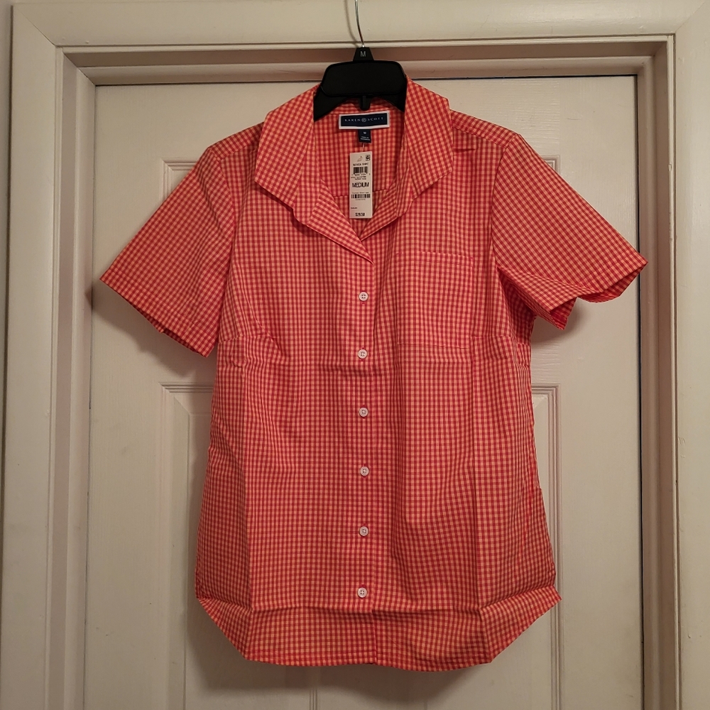 Karen Scott ladies top, radiant rose